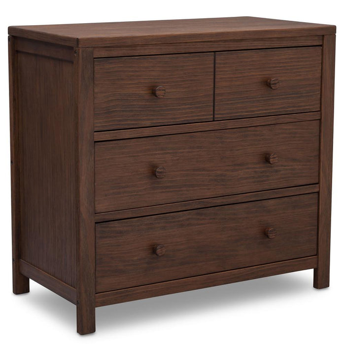 Delta Children Cambridge 3 Drawer Dresser, Rustic Oak