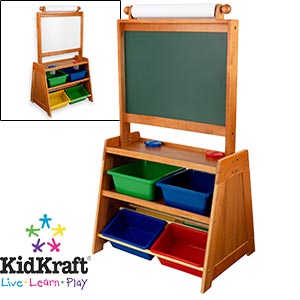 KidKraft Ultimate Wooden Storage Easel